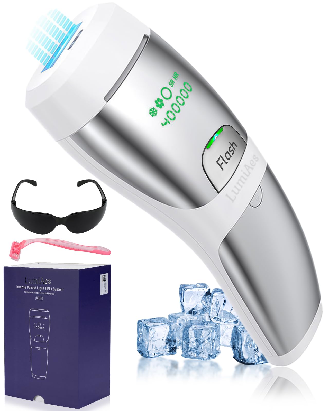 脱毛・除毛 ANLAN Lumaice Hair Removal Device T75S Amazon.com: LumiAes Laser Hair Removal for Women and Men, 50℉ Ice